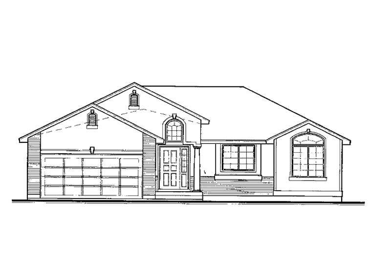 Home Plan - European Exterior - Front Elevation Plan #308-263