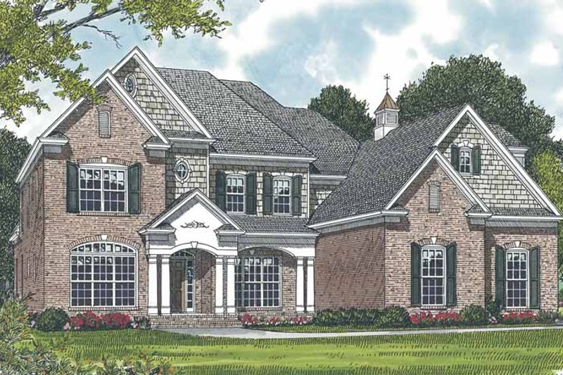 Dream House Plan - Traditional Exterior - Front Elevation Plan #453-556