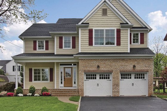 Exterior - Front Elevation 4 for Traditional House Plan #927-524 - 4 bed, 2.5 bath