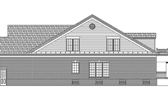 Exterior - Other Elevation for Classical House Plan #119-399 - 4 bed, 3 bath