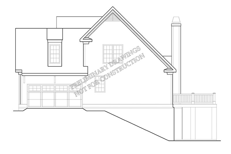 Home Plan - Exterior - Other Elevation for European House Plan #927-967 - 3 bed, 2.5 bath