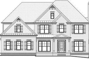 Home Plan - European Exterior - Front Elevation Plan #994-24
