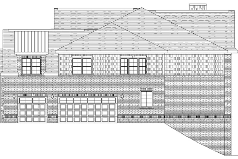 Home Plan - Exterior - Other Elevation 1 for European House Plan #1057-2 - 4 bed, 3.5 bath