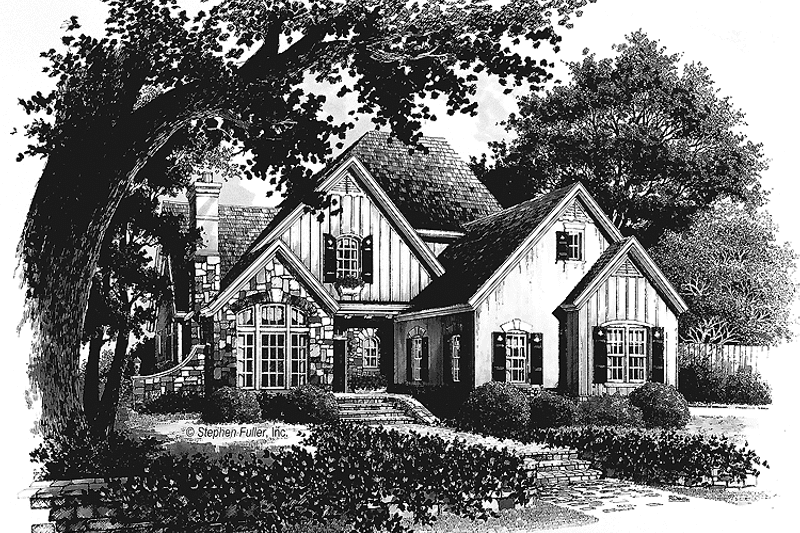 Home Plan - Exterior - Front Elevation 3 for Country House Plan #429-292 - 3 bed, 2.5 bath