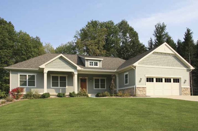 Home Plan - Exterior - Front Elevation 4 for Craftsman House Plan #928-135 - 2 bed, 2.5 bath