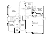Craftsman Style House Plan - 4 Beds 4 Baths 4590 Sq/Ft Plan #132-500 