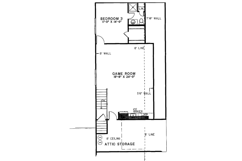 Dream House Plan - Floor Plan - Upper Floor for Traditional House Plan #17-2625 - 4 bed, 4 bath