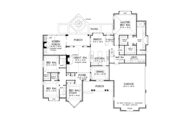 Craftsman Style House Plan - 4 Beds 3 Baths 2959 Sq/Ft Plan #929-848 