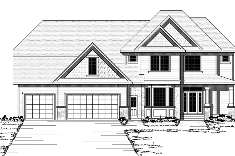 House Plan Design - Traditional Exterior - Front Elevation Plan #51-660