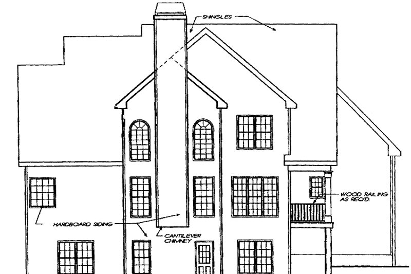 House Plan Design - Exterior - Rear Elevation for Traditional House Plan #927-101 - 3 bed, 2.5 bath