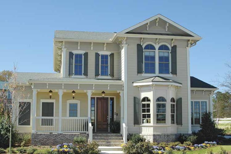 Home Plan - Exterior - Front Elevation 3 for Traditional House Plan #54-315 - 4 bed, 4.5 bath