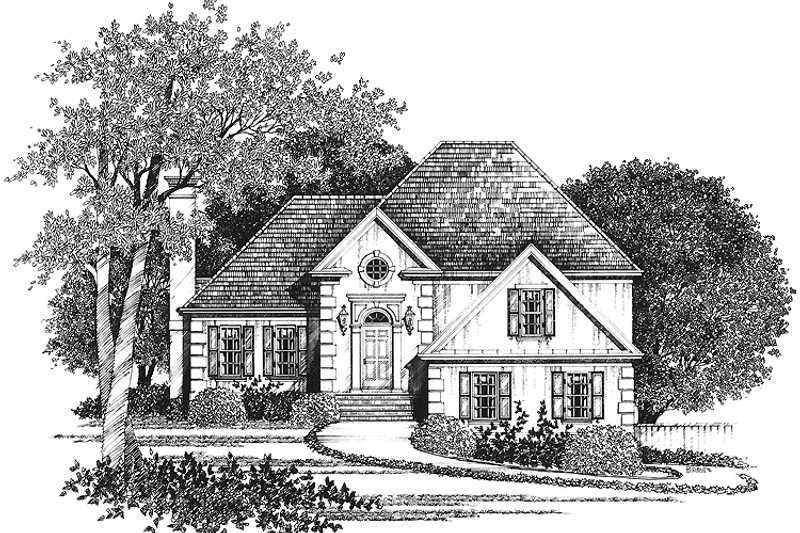 Dream House Plan - Ranch Exterior - Front Elevation Plan #429-119