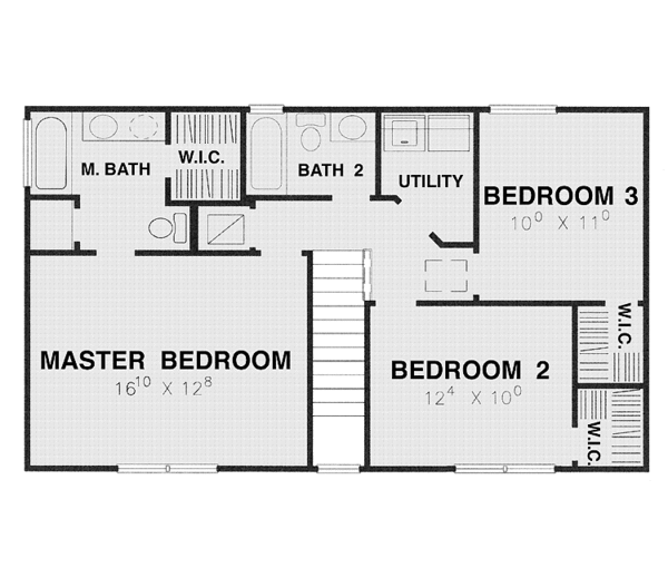 Home Plan - Country Floor Plan - Upper Floor Plan #472-434