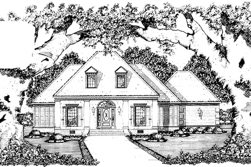 Home Plan - Classical Exterior - Front Elevation Plan #36-602