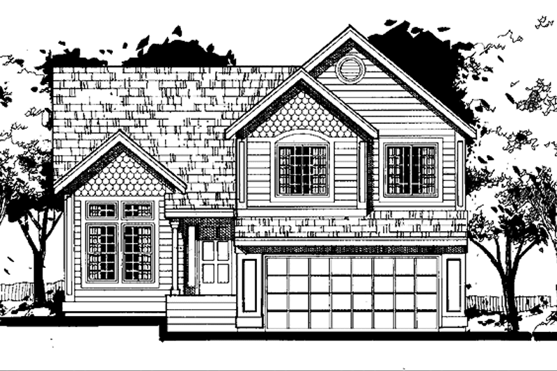 Home Plan - Traditional Exterior - Front Elevation Plan #300-115