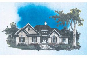 Traditional Exterior - Front Elevation Plan #929-521