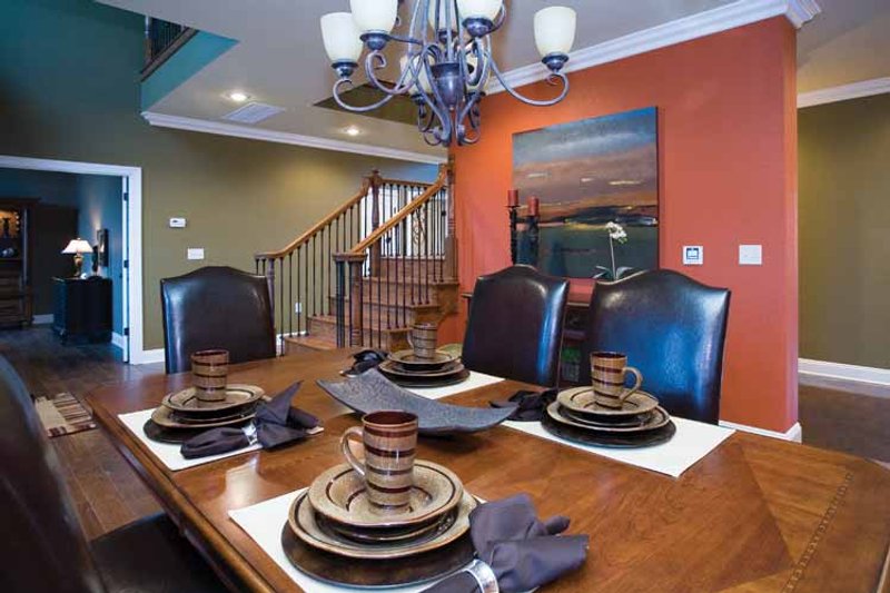 Dream House Plan - Interior - Dining Room for Traditional House Plan #17-2721 - 3 bed, 2.5 bath