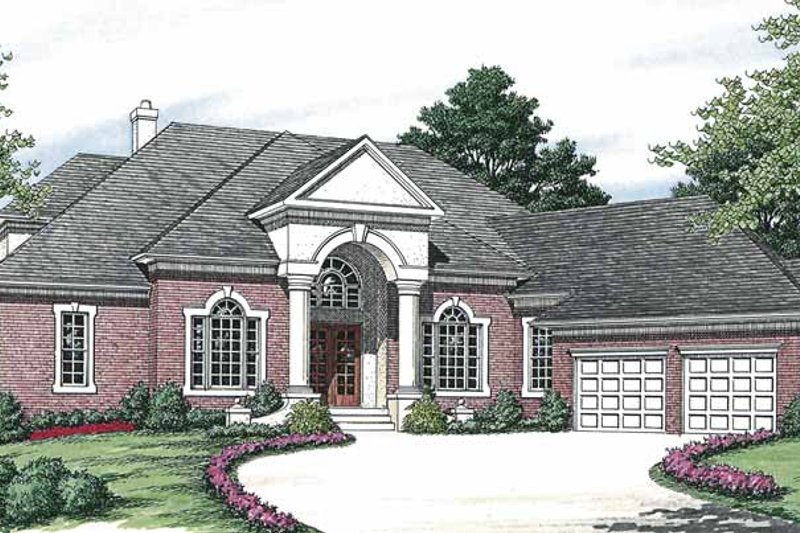 Home Plan - Exterior - Front Elevation 3 for Colonial House Plan #453-563 - 4 bed, 3.5 bath