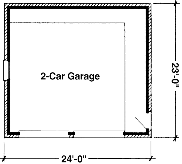 House Blueprint - Floor Plan - Main Floor Plan #410-3610