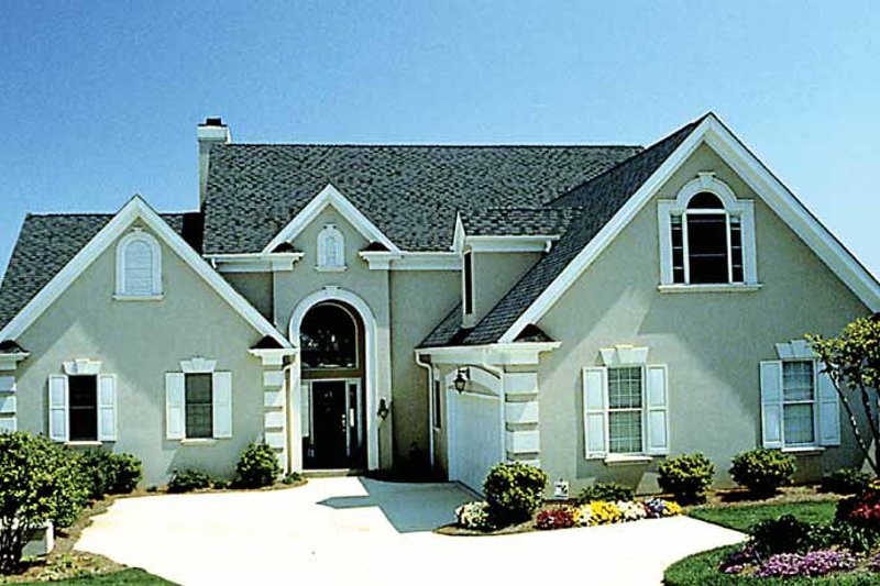 House Blueprint - Traditional Exterior - Front Elevation Plan #453-435