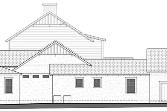 Exterior - Other Elevation 1 for Country House Plan #1058-80 - 4 bed, 4.5 bath