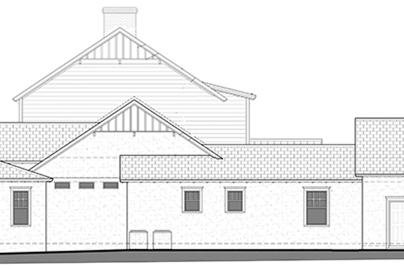Architectural House Design - Exterior - Other Elevation 1 for Country House Plan #1058-80 - 4 bed, 4.5 bath