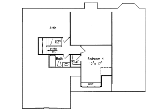 Floor Plan - Other Floor for Craftsman House Plan #927-173 - 3 bed, 2.5 bath