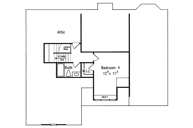 Home Plan - Floor Plan - Other Floor for Craftsman House Plan #927-173 - 3 bed, 2.5 bath