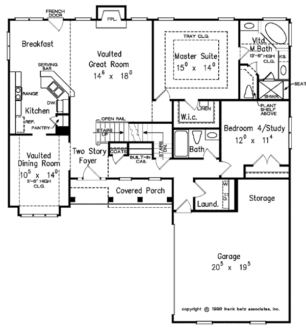 Country Floor Plan - Main Floor Plan #927-258