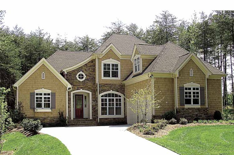Dream House Plan - Exterior - Front Elevation 3 for Country House Plan #453-523 - 4 bed, 3.5 bath