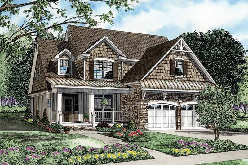 House Design - Country Exterior - Front Elevation Plan #17-2822