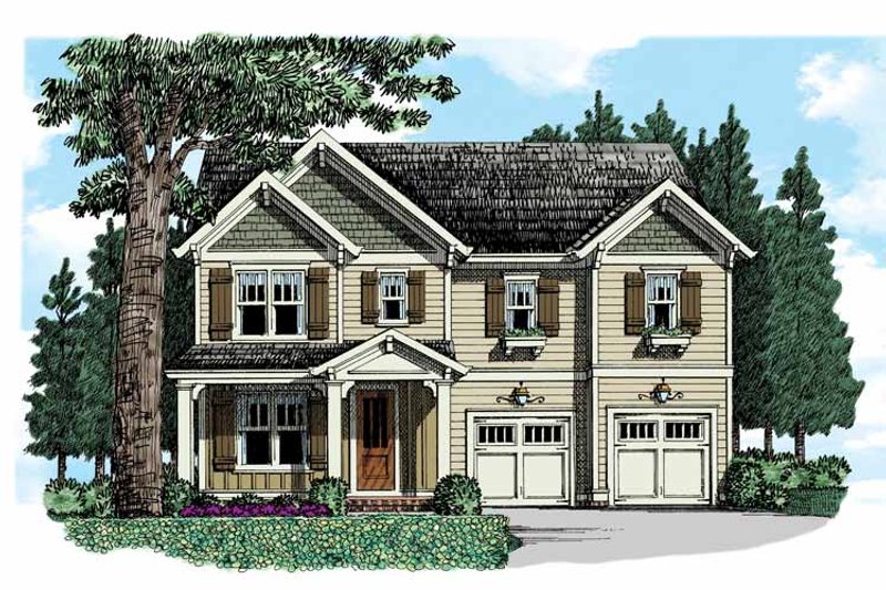 Home Plan - Country Exterior - Front Elevation Plan #927-950
