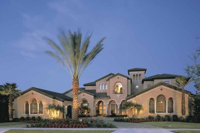 Dream House Plan - Exterior - Front Elevation 3 for Mediterranean House Plan #1039-2 - 5 bed, 5 bath