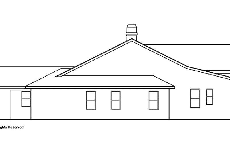 House Blueprint - Exterior - Other Elevation for Victorian House Plan #1019-11 - 5 bed, 3 bath