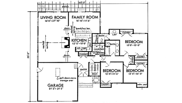 Home Plan - Contemporary Floor Plan - Main Floor Plan #320-1307