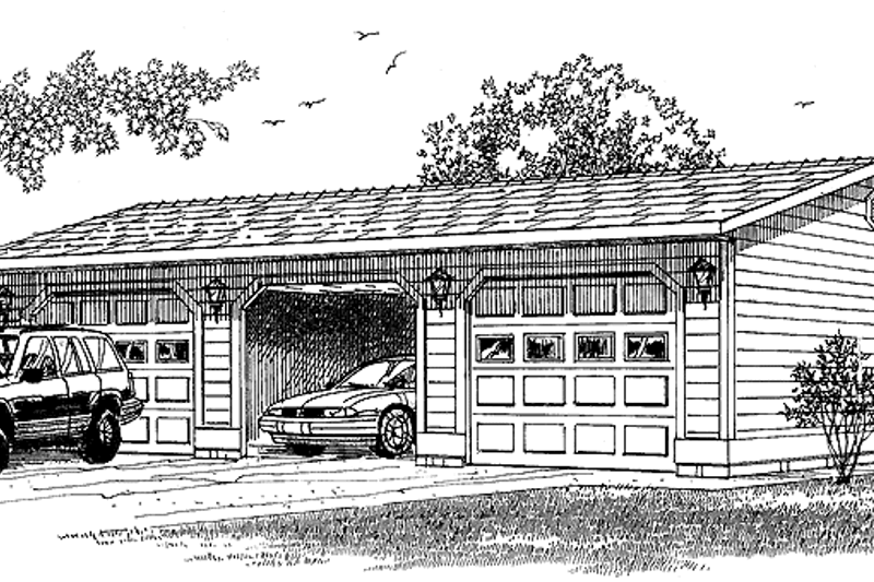 House Design - Ranch Exterior - Front Elevation Plan #47-1063