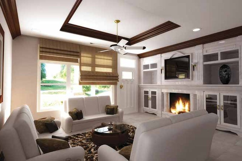 Home Plan - Interior - Family Room for Contemporary House Plan #11-272 - 3 bed, 3.5 bath