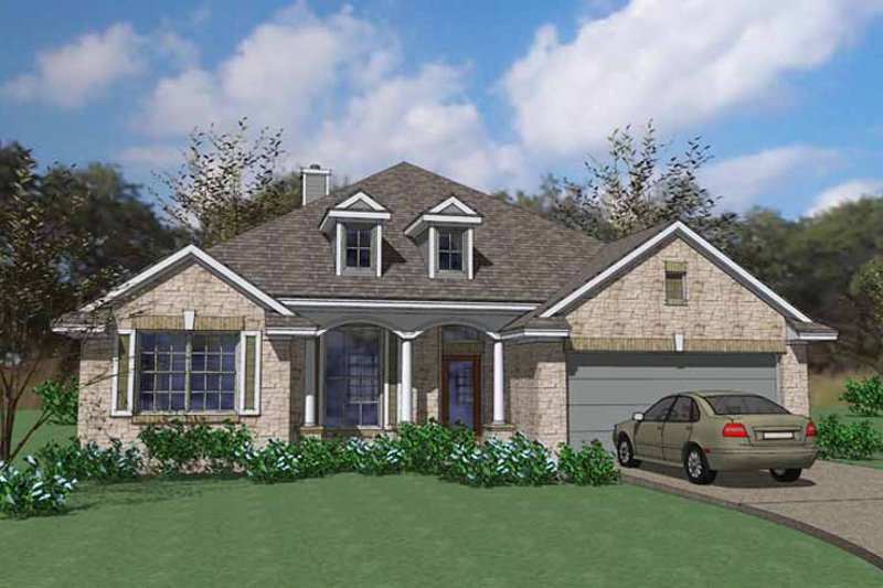 Dream House Plan - Country Exterior - Front Elevation Plan #120-238