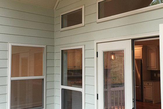 Exterior - Covered Porch 1 for Ranch House Plan #437-79 - 3 bed, 2 bath