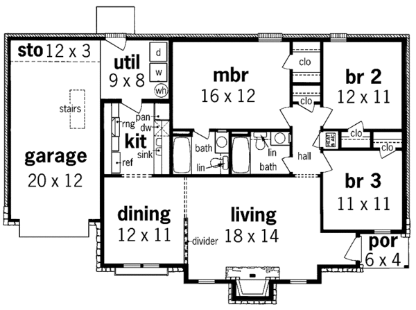 Dream House Plan - European Floor Plan - Upper Floor Plan #45-398