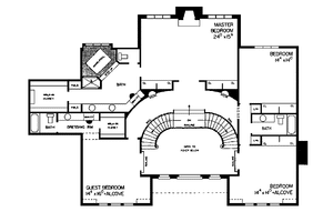 Tudor Style House Plan - 4 Beds 3 Baths 4496 Sq/Ft Plan #72-793 ...