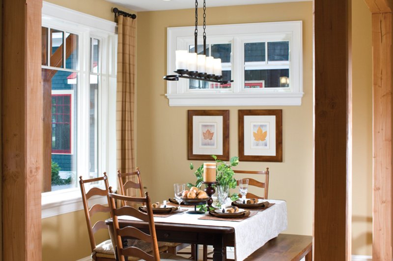 Architectural House Design - Interior - Dining Room for Ranch House Plan #942-21 - 3 bed, 2 bath