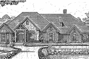 House Plan Design - Country Exterior - Front Elevation Plan #310-1036