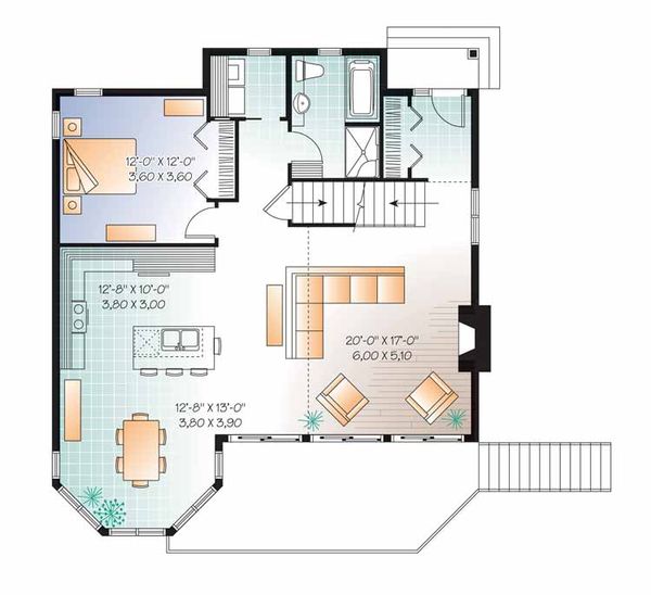 Dream House Plan - European Floor Plan - Main Floor Plan #23-2511