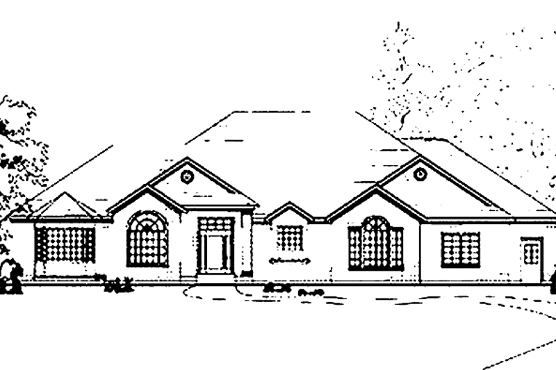 House Plan Design - Ranch Exterior - Front Elevation Plan #945-28