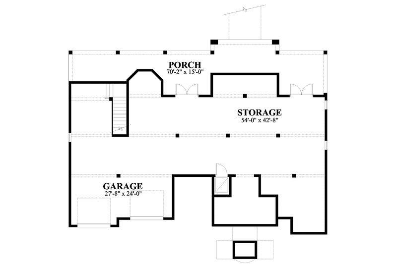 Dream House Plan - Floor Plan - Lower Floor for Traditional House Plan #930-153 - 3 bed, 3 bath