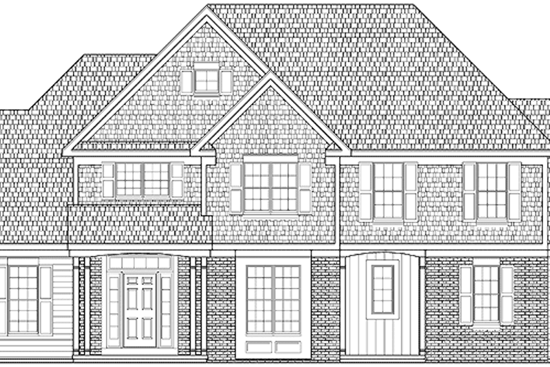House Plan Design - Traditional Exterior - Front Elevation Plan #328-344