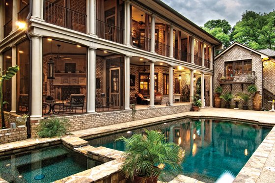 Exterior - Other Elevation 1 for Mediterranean House Plan #930-70 - 3 bed, 2.5 bath