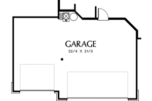 Floor Plan - Lower Floor for Colonial House Plan #48-719 - 3 bed, 2.5 bath
