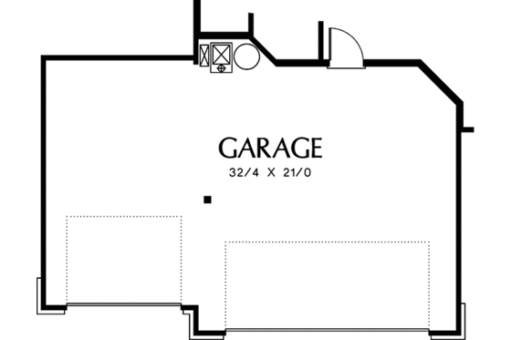 Floor Plan - Lower Floor for Colonial House Plan #48-719 - 3 bed, 2.5 bath